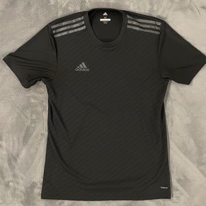 Men's Adidas Climalite Black Logo T-Shirt